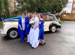 Classic wedding car hire in Ashford